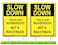 Slow Down This Is Our Neighborhood Not A Racetrack Yard Sign (2 Pack) Yellow, Double Sided + Metal Stand