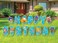 Bubble Guppies Happy Birthday Yard Signs with Metal Stakes, 16'' Letters