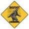 CROSSWALKS Bigfoot Crossing 12" X 12" Aluminum Sign (X237)