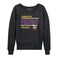 Team Fan Apparel NFL Womens Crew Neck Light Weight, Gameday Apparel, Slouchy Fit Raglan Crewneck Pullover for Women (Minnesota Vikings - Charcoal, Large)
