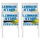 Sunburst Systems 3164 Lemonade Stand Signs, Blue, Yellow, White