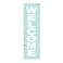 Kindred Hearts 10x35 Indoor Outdoor Whitewash Sign WELCOME - Ocean/White