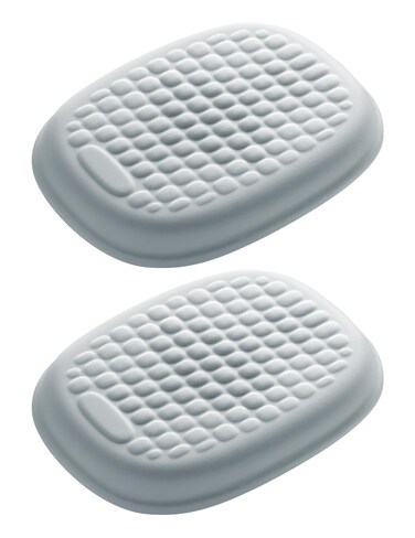 2 Pack Elbow Rest Pads for Desk, Ergonomic Arm Pad for Office Home Games, Memory Foam Rest Cushion Pad for Wrist, Arm &amp; Elbow, Soft &amp; Breathable, Non-Slip Silicone Base, Grey