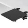 Siiboat Desk Arm Rest Table Extender Wrist Forearm Elbow Support Computer Desk Extension Collapsible for Square Tabletop - Carbon Fiber 9.45" x 7.87