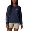 Columbia Women's Slack Water Crew, Collegiate Navy/Saltwater, X-Small