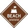 Beach Sandcastle 12" x 12" Tin Road Sign Sand Castle Beach Shore Vacation Home Deck Tiki Bar Pool Decor