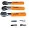 Lang Tools 5220 7-Piece Fine Tooth Bit Wrench Set , Black