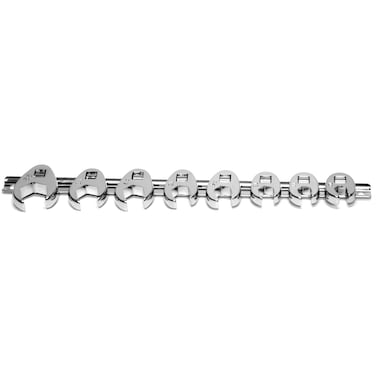 Performance Tool W352 Metric Crowfoot Wrench Set, 8-Piece