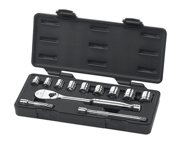 GEARWRENCH 12 Pc. 3/8" Drive 6 Pt. Standard Mechanics Tool Set, SAE - 80556
