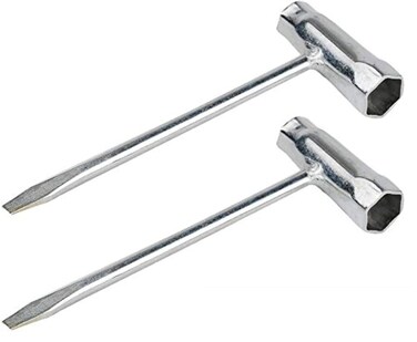 Hovico 2Pcs Chainsaw Scrench Replacement Combination Screwdriver and Wrench, Scrench 13mm x 19mm 13-by-19 mm Bar T-Wrench Spanner Tool Replacement for Stihl Chainsaw