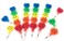 Funiverse 40 Bulk Heart Shaped Smiling Stacking Pencil Assortment