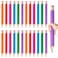 OMISTAR 24 PCS Giant Pencils for Kids Adults, 13 Inch Wooden Jumbo Pencil with Eraser and Protective Cap, Big Novelty Pencil Prop for Classroom and Home