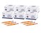 Madisi Golf Pencils with Eraser, #2 HB Half Pencils, 3.5" Mini Pencils, Pre-Sharpened, 6 Boxes, 576 Count