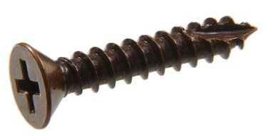 Hillman 45368 9-Inch x 1-1/4-Inch Flat Phillips Wood Screw, Antique Bronze, 15-Pack