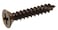 Hillman 45368 9-Inch x 1-1/4-Inch Flat Phillips Wood Screw, Antique Bronze, 15-Pack