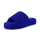 CUSHIONAIRE Women's RSVP slipper with +Memory Foam, Wide Widths Available, Royal Blue 9 W