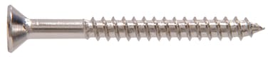 The Hillman Group 1216 8 x 1-1/4 in. Nickel Plated Flat Head Phillips Wood Screw 30-Pack
