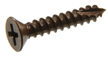The Hillman Group 45467 9-Inch x 2-Inch Flat Phillips Wood Screw, Antique Bronze, 15-Pack