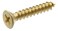 The Hillman Group 45431 9-Inch x 1-Inch Flat Phillips Wood Screw, Brass, 30-Pack