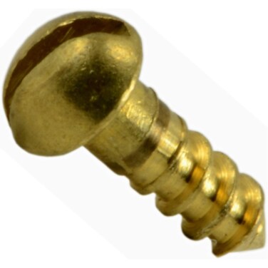 Hard-to-Find Fastener 014973131609 Slotted Round Wood Screws, 2 x 1/4, Piece-60