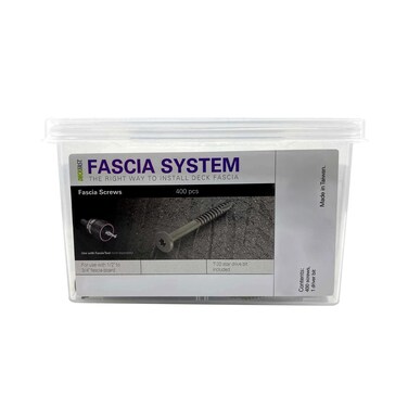 Deckfast Stainless Steel Fascia Screws 9 x 1-7/8" T-20 Star Drive Cedar 400 Pieces