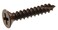 The Hillman Group 45364 7-Inch x 1-Inch Flat Phillips Wood Screw, Antique Bronze, 20-Pack