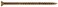 The Hillman Group 47394 8 x 2 1/2 All Purpose Wood Screw Dual Torq Drive, yellow