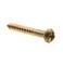 Prime-Line 9207461 Wood Screws, Round Head, Phillips Drive, #6 X 1 In., Solid Brass (25 Pack)