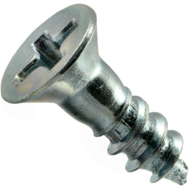 Hard-to-Find Fastener 014973292249 Phillips Flat Wood Screws, 7 x 1/2, Piece-100 , zinc