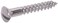 Hillman 1187 Brass Chrome Plated Oval Head Slotted Wood Screw 8 x 1 1/4 in. 30-Pack