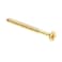 Prime-Line 9034824 Wood Screw, Flat Head Phillips, #6 X 1-1/2 in, Solid Brass, Pack of 25
