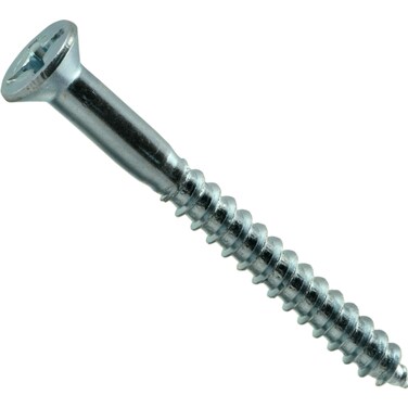 Hard-to-Find Fastener 014973293543 Phillips Flat Wood Screws, 12 x 2-1/4, Piece-30