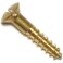 Hard-to-Find Fastener 014973130220 Slotted Oval Wood Screws, 6 x 3/4, Piece-48