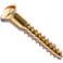 Hard-to-Find Fastener 014973130282 Slotted Oval Wood Screws, 8 x 1-1/4, Piece-30