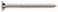 The Hillman Group 1219 10 1-1/2 in. Nickel Plated Flat Head Phillips Wood Screw 30-Pack