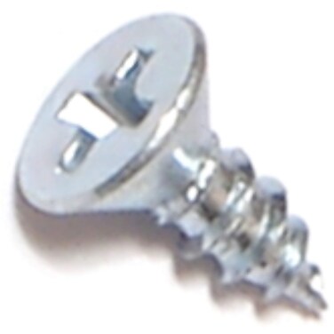 Hard-to-Find Fastener 014973291914 Phillips Flat Wood Screws, 6 x 3/8, Piece-185