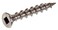 Hillman 47432 Stainless Steel Square Drive Deck Screw, 8 X 2-Inch, 128 Pack