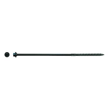 Big Timber BL148-25#14 x 8 in. Hex Head Black Log Screws (25-Pack)