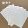 6Sheet /440Pcs PVC Self-Adhesive Screw Hole Stickers for Wardrobe,15mm 18mm 21mm Screws Covers Caps for Wood Screws (White Color (6 Sheet))