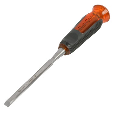 Buck Brothers 74812 3/8-Inch Pro Full Tang Wood Chisel, Beveled Edge Chisel for Carpentry and Woodworking
