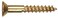 The Hillman Group 35092 Brass Flat Head Phillips Wood Screw, 10 x 2 1/2-Inch, 25-Pack