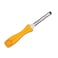 FastCap Pocket Wood Chisel with Foldable Nylon Handle for Carpentry and Woodworking - 1/2" Precision Tool Steel, 56-58 Rockwell Hardness - 80494, Yellow