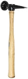 Martin 153S Cross Chisel Shrinking Hammer, Wood handle, Flat Round face 1 9/16 ", Chisel 3 ", Weight .85 pounds