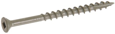 Hillman 48269 Green Painted Square Drive Deck Screw, 10 X 3-1/2-Inch, 200 pack,Ceramic