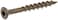 The Hillman Group 48271 8 X 1-1/2-Inch Flat Head Square Drive Deck Screw, Brown, 500-Pack