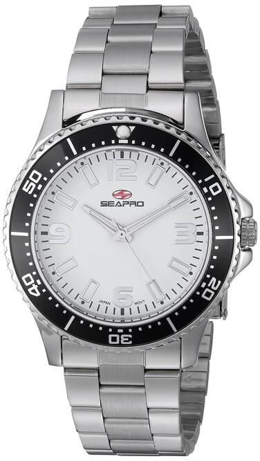 Seapro Women's SP5410 Tideway Analog Display Quartz Silver Watch