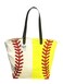 Cocomo Soul Baseball Softball Canvas Tote Bag Handbag Large Oversize Sports 20 x 17 Inches