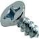 Hard-to-Find Fastener 014973292881 Phillips Flat Wood Screws, 10 x 1/2, Piece-100, zinc