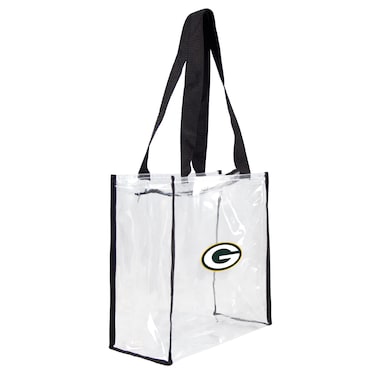 Littlearth Green Bay Packers NFL Clear Square Stadium Tote