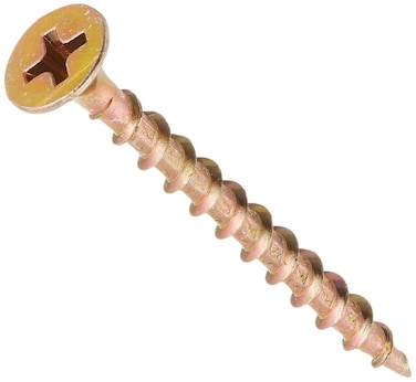 The Hillman Group 47678 6-Inch x 1-5/8-Inch All Purpose Wood Screw with Phillips Drive,yellow